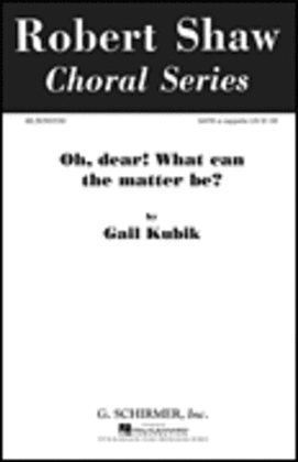 Book cover for O Dear What Can The Matter Be A Cappella