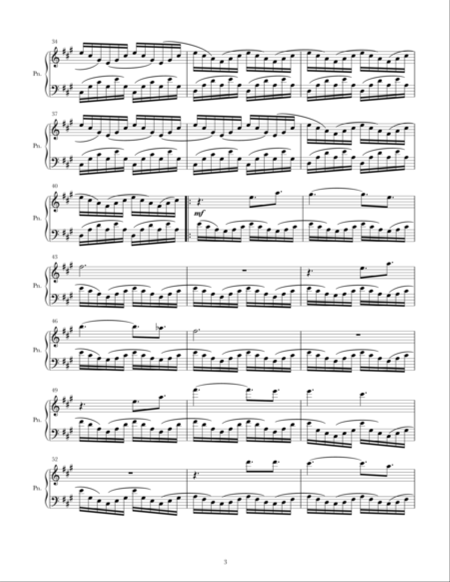 Starfalls Starfalls Piano Solo scores gallery preview page 3