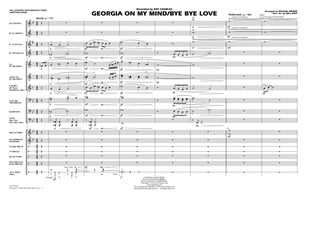 Georgia On My Mind/Bye Bye Love (arr. Michael Brown) - Conductor Score (Full Score)