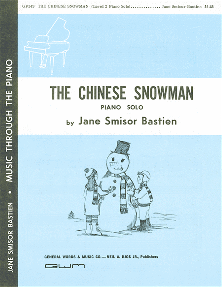The Chinese Snowman Piano Method scores gallery preview page 1