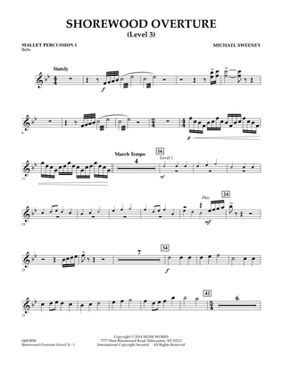 Shorewood Overture (for Multi-level Combined Bands) - Mallet Percussion 1 (Level 3)