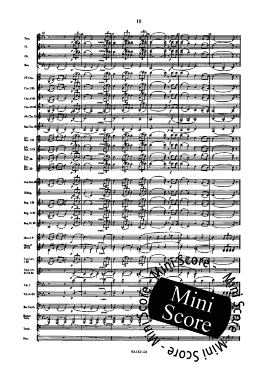 Marche Nuptiale Concert Band scores gallery preview page 12