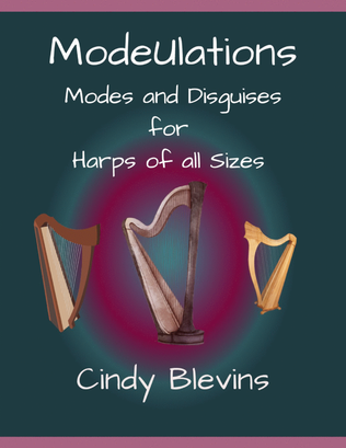 Book cover for ModeUlations, 16 original solos for harp