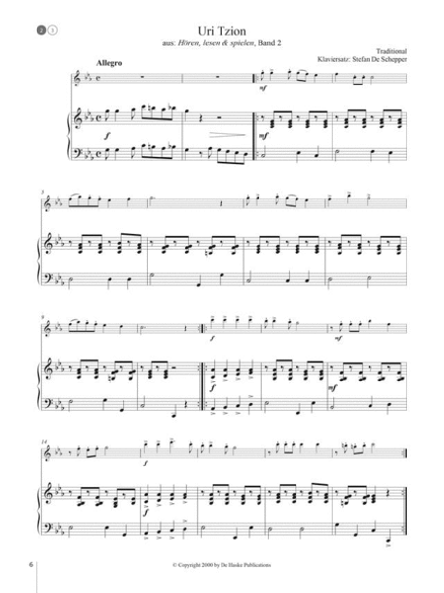 Starke Töne - Querflöte und Klavier Flute Solo scores gallery preview page 2