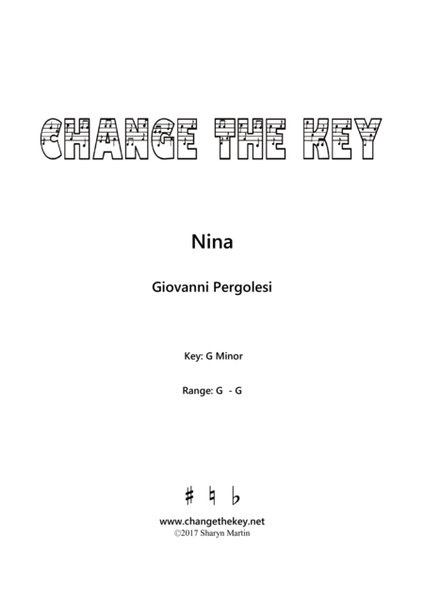 Nina - G Minor