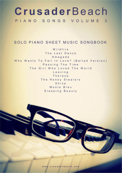 Piano Songs Vol 3 - CrusaderBeach - Piano Solo Songbook image number null