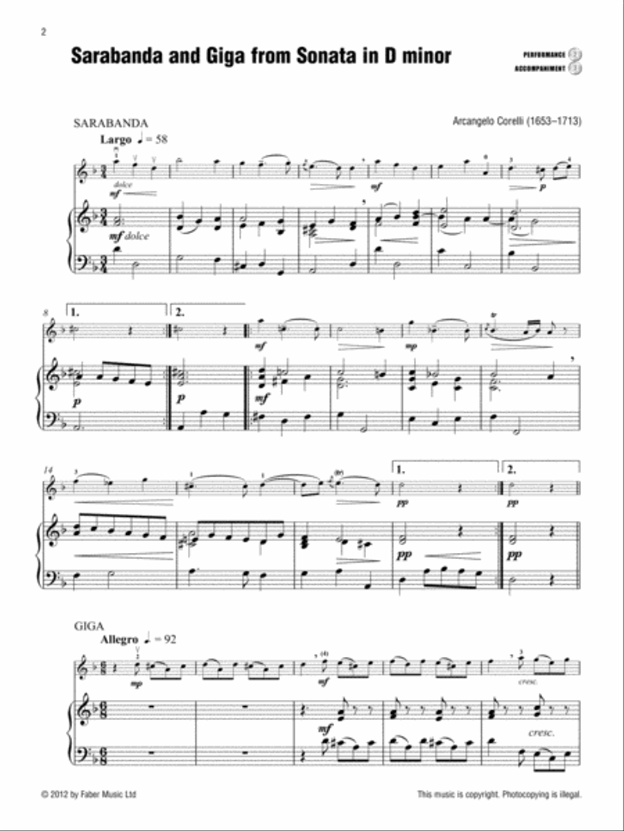The Best of Grade 5 Violin Violin Solo scores gallery preview page 2