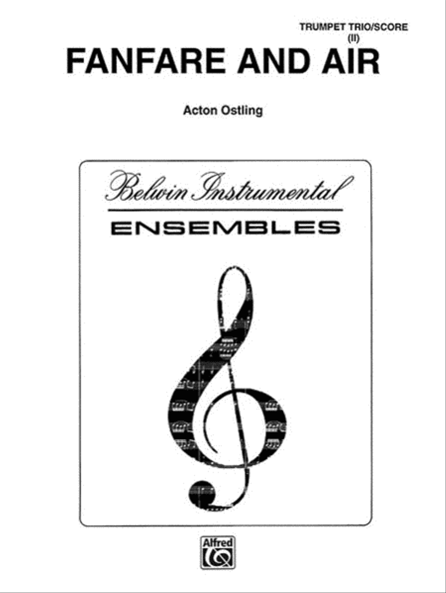 Fanfare and Air Trumpet Trio scores gallery preview page 1