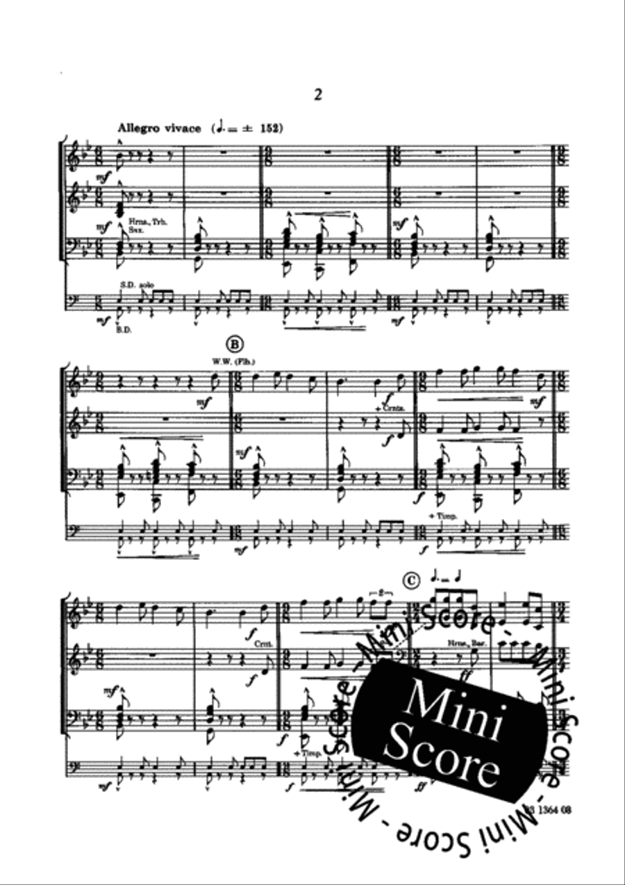 Rhapsodie Francaise Rhapsodie Francaise Fanfare Band scores gallery preview page 8