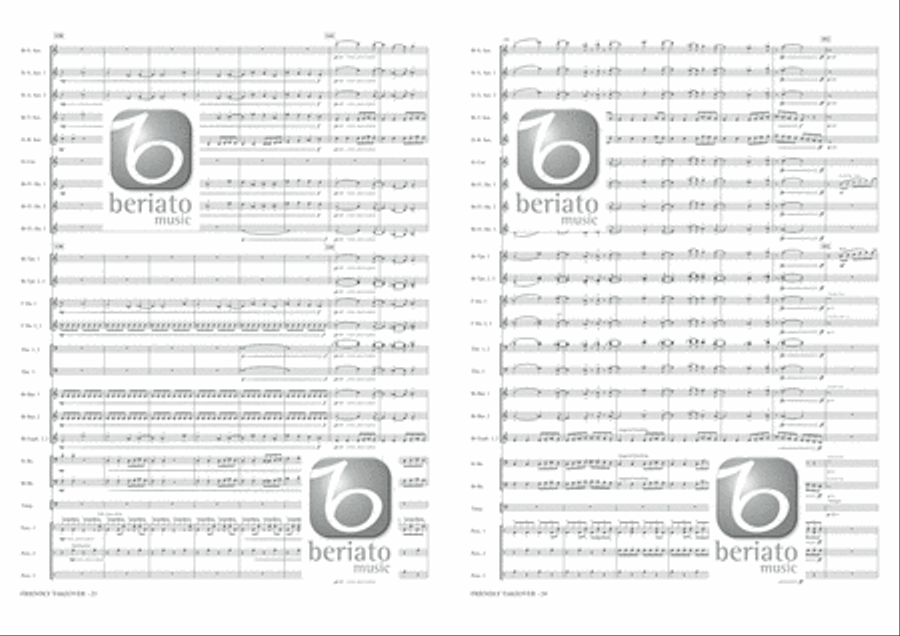 Friendly Takeover Friendly Takeover Fanfare Band scores gallery preview page 13
