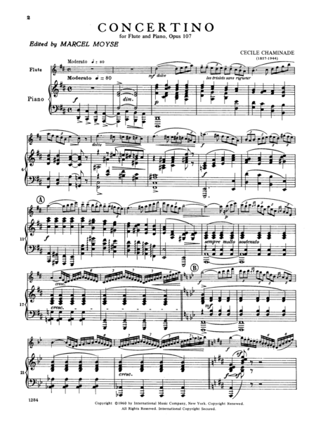 Concertino, Opus 107