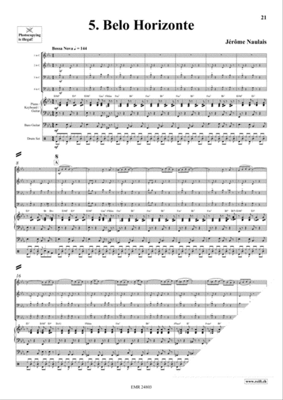Play With Your Band Volume 1 Brass Ensemble scores gallery preview page 8