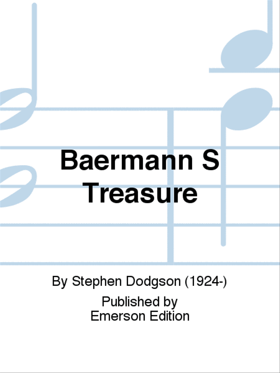 Baermann S Treasure Baermann S Treasure 4-Part scores gallery preview page 1