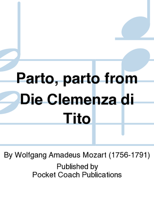Book cover for Parto, parto from Die Clemenza di Tito