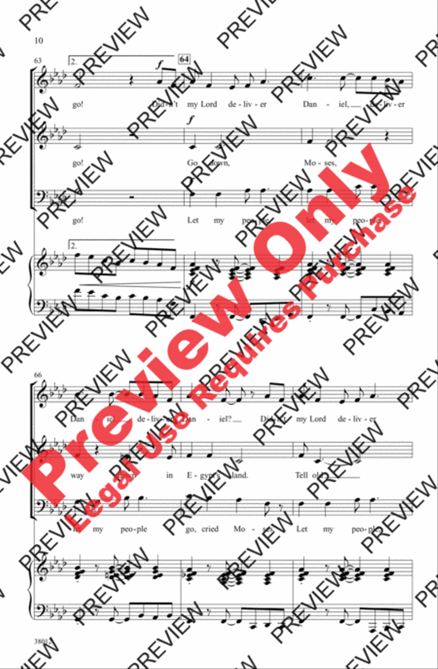 Moses and Daniel 3-Part scores gallery preview page 20
