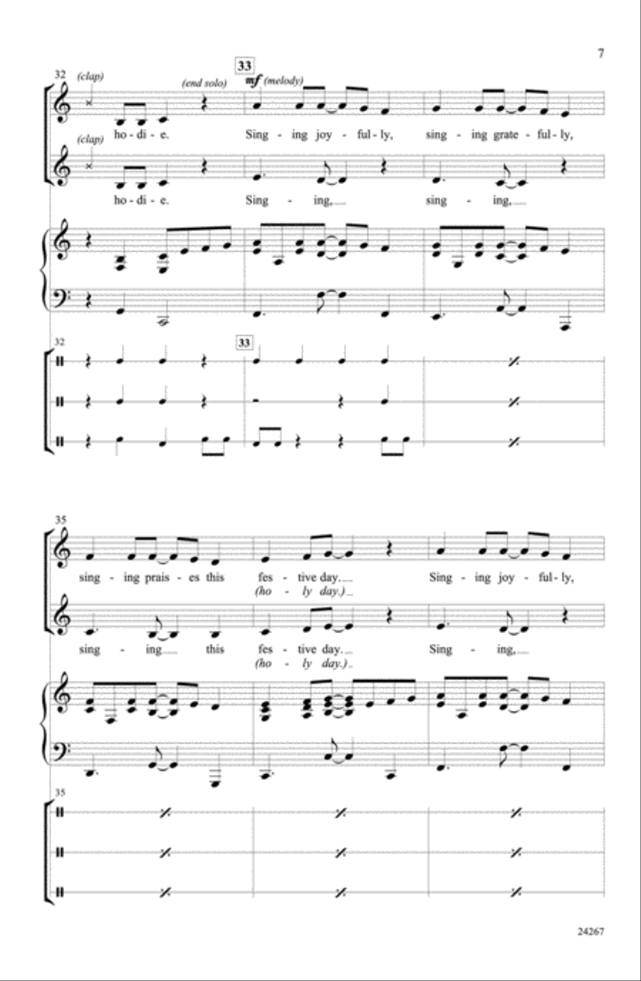 Gaudeamus Hodie Gaudeamus Hodie 2-Part scores gallery preview page 6