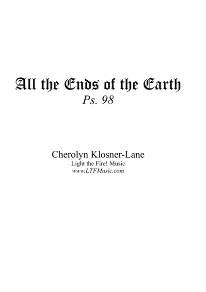 All the Ends of the Earth (Ps. 98) [Octavo - Complete Package] image number null