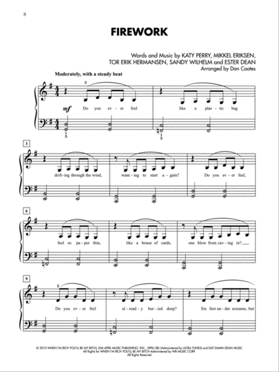 Current Hits for Teens, Book 1 Piano Solo scores gallery preview page 3