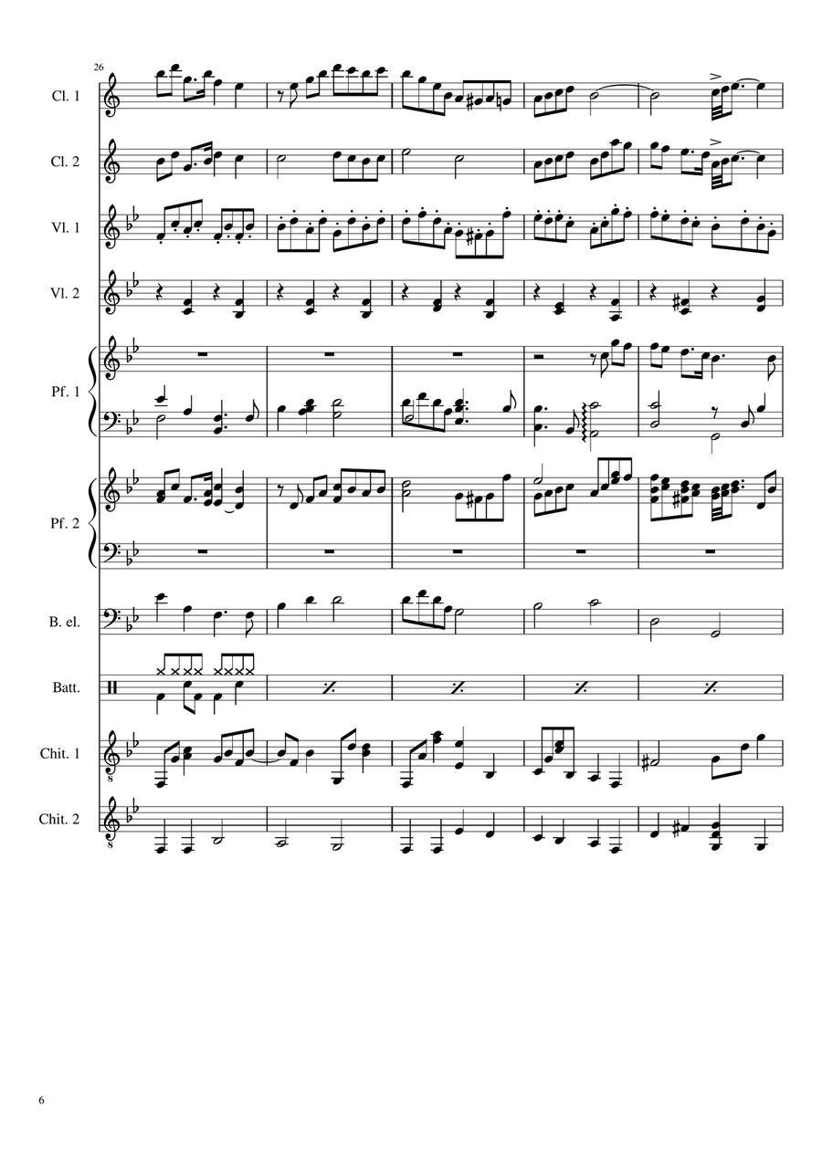Cinema Paradiso Cinema Paradiso Small Ensemble scores gallery preview page 6