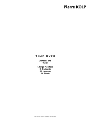 Time over (concerto for violin)