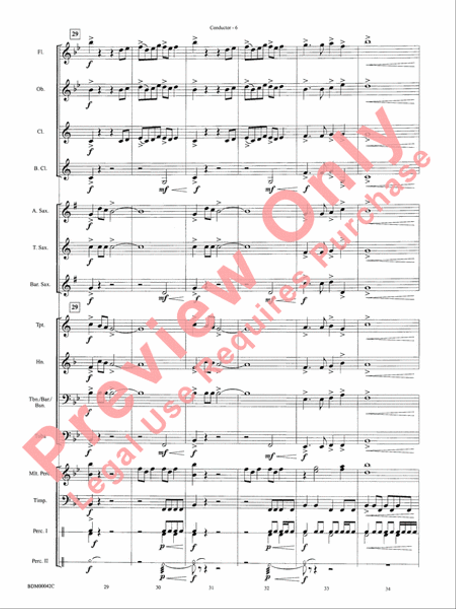 Let Heaven and Nature Sing! Concert Band scores gallery preview page 9