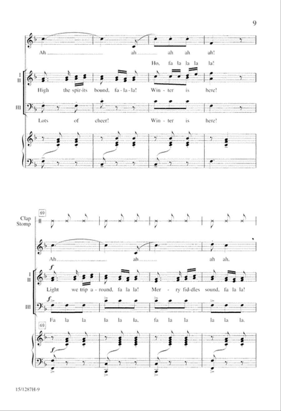 Winter Carnival Winter Carnival 3-Part scores gallery preview page 9