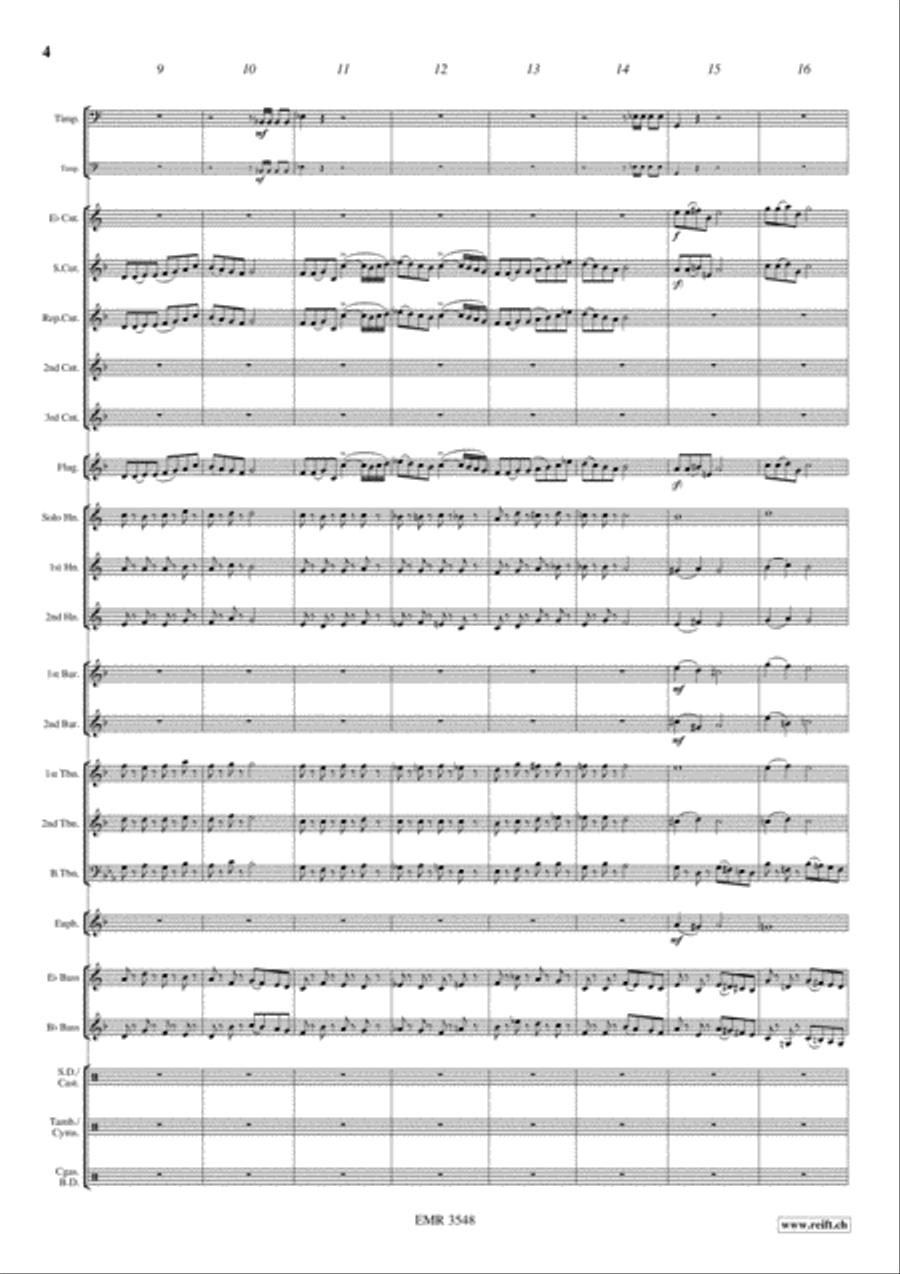Timpanissimo Brass Band scores gallery preview page 5