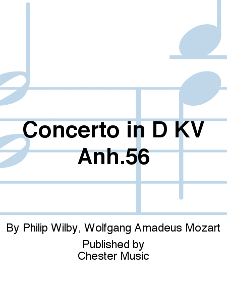 Concerto in D KV Anh.56