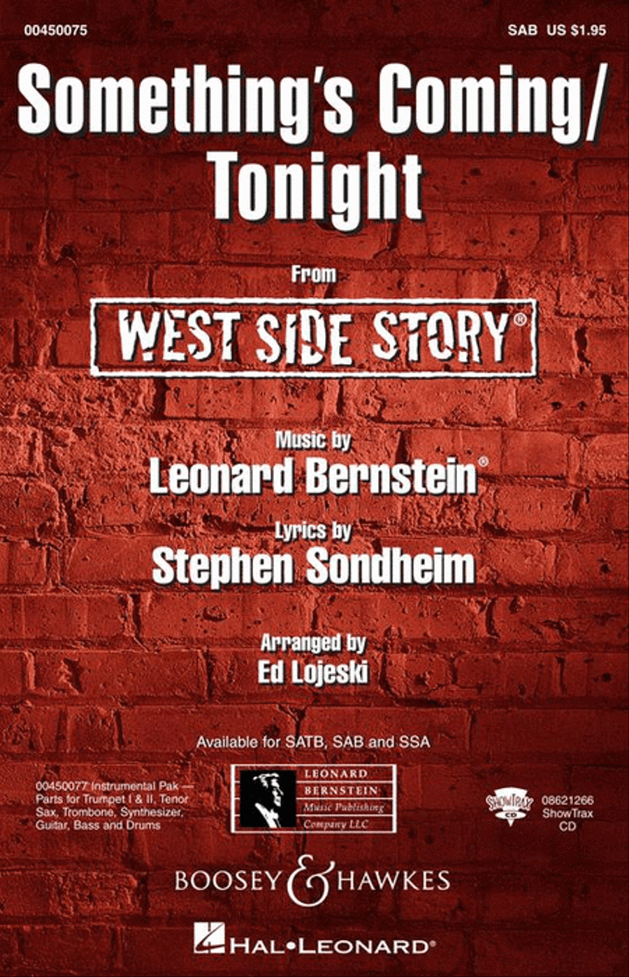Something's Coming/Tonight (from West Side Story) 3-Part scores gallery preview page 2