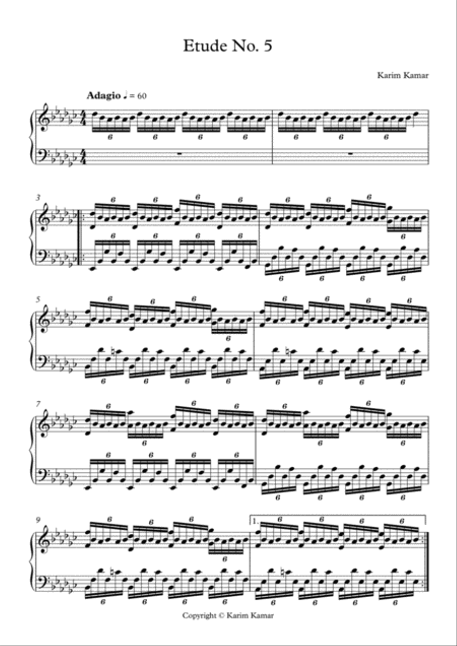 ETUDE No.5 Piano Method scores gallery preview page 2
