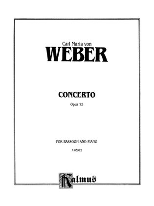 Book cover for Weber: Concerto, Op. 75