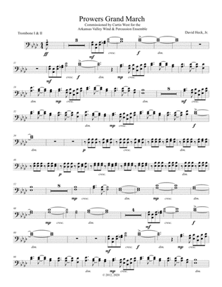 Prowers Grand March - Trombone I & II