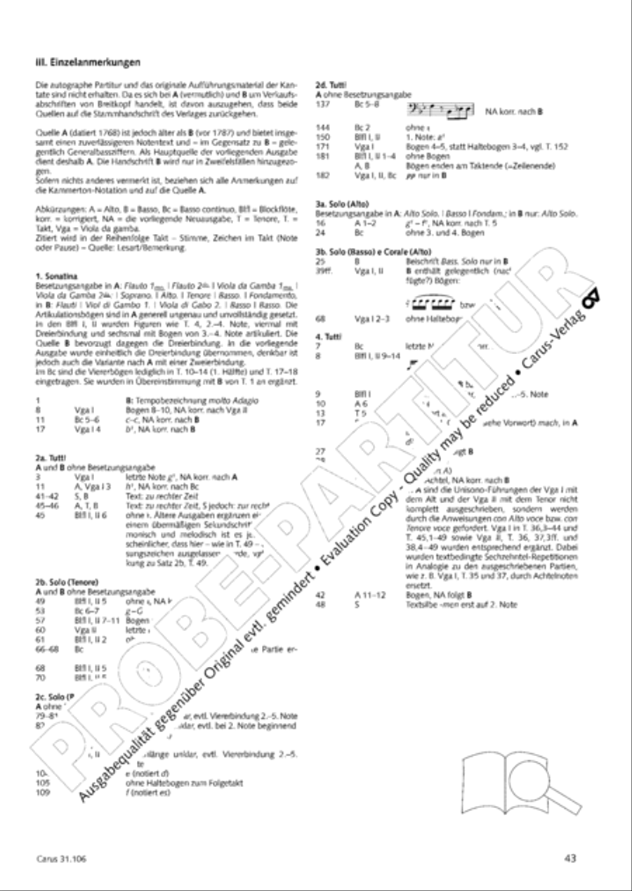 God's own time is the time appointed (Gottes Zeit ist die allerbeste Zeit) 4-Part scores gallery preview page 44