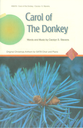 Book cover for Carol of the Donkey - SATB
