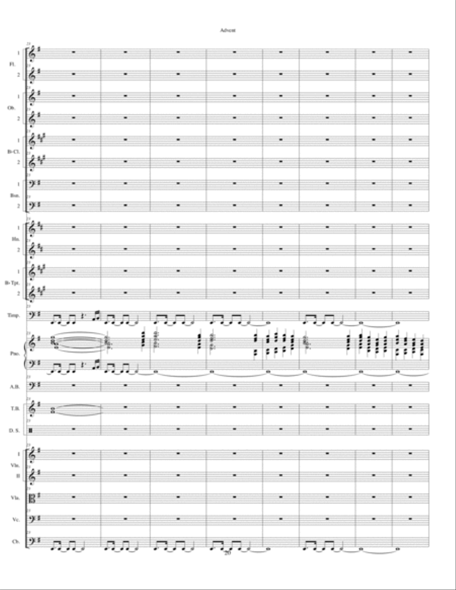 Spirit of Christmas 2/5 - Advent Full Orchestra scores gallery preview page 4
