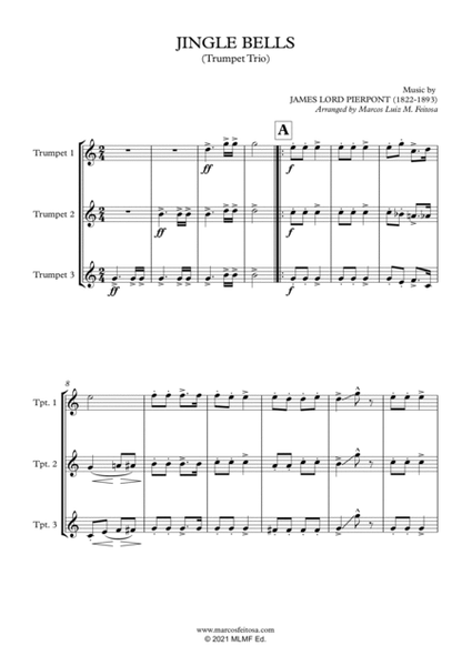 Christmas Song Collection (for Trumpet Trio) - BOOK ONE image number null