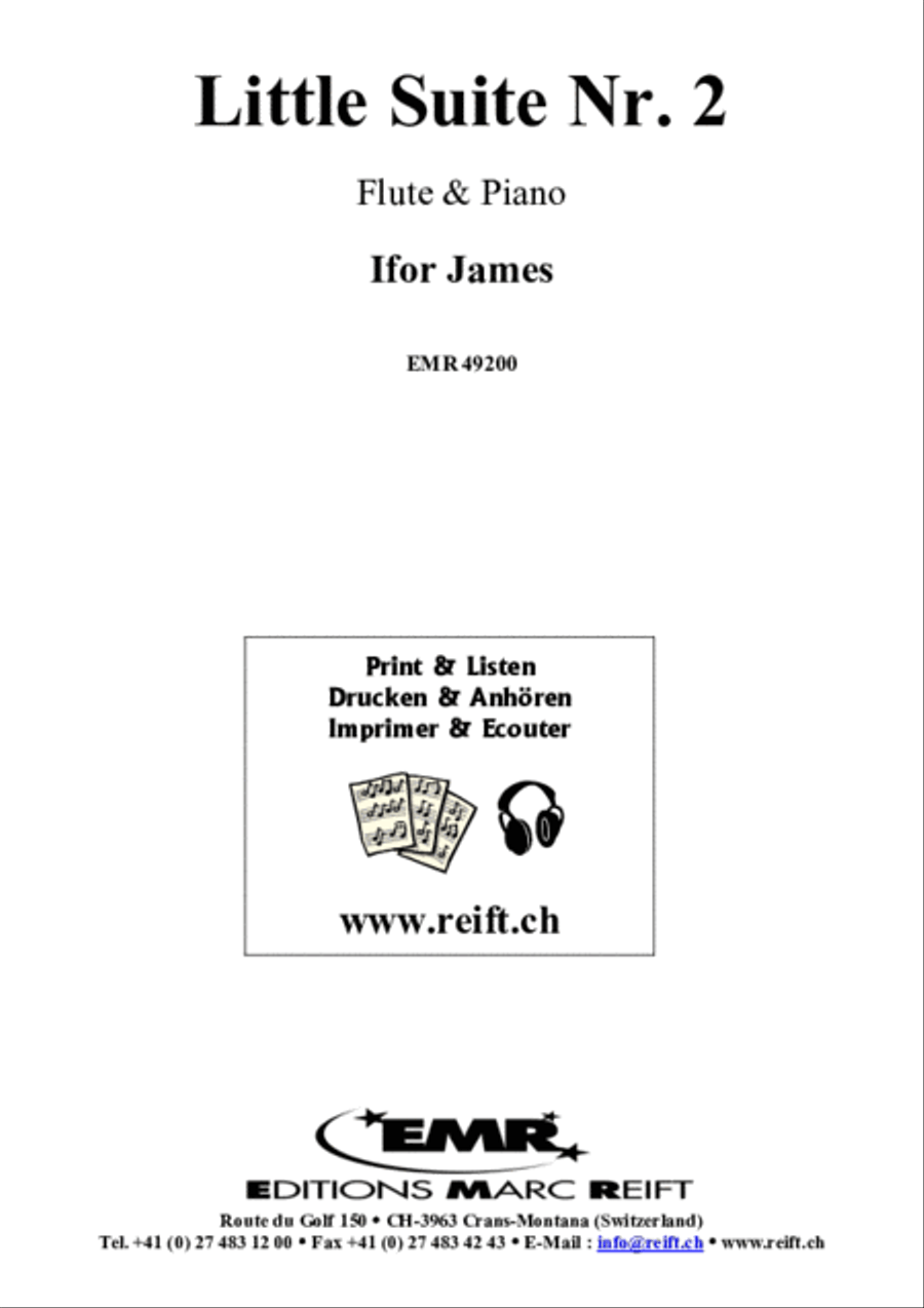 Little Suite No. 2 Flute Solo scores gallery preview page 2