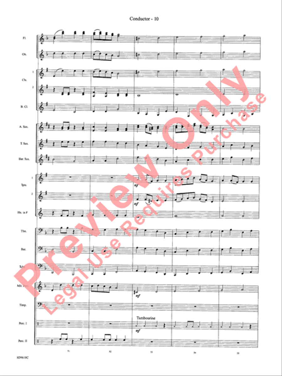 Hatikvah Concert Band scores gallery preview page 13