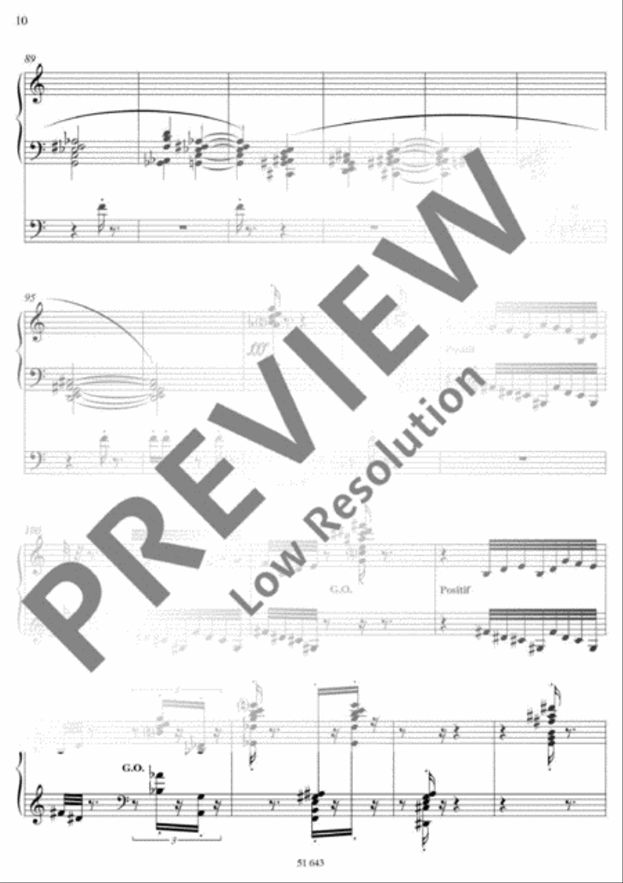 La Chapelle des Abîmes Organ scores gallery preview page 11