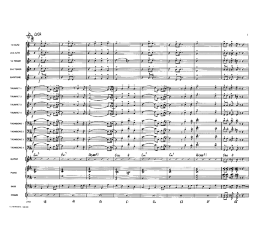 Welcome to the Warp Zone Jazz Ensemble scores gallery preview page 7