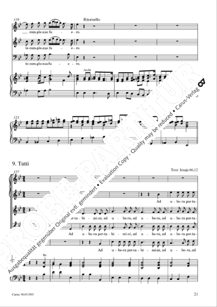 Membra Jesu nostri SSATB scores gallery preview page 22