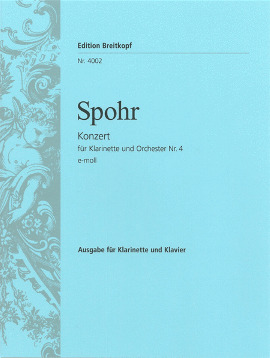 Clarinet Concerto No. 4 in E minor Clarinet Solo scores gallery preview page 1