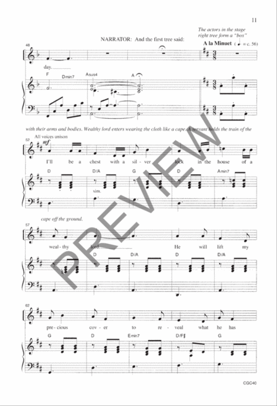 The Tale of the Three Trees Preview Kit (Score & CD) CD scores gallery preview page 11