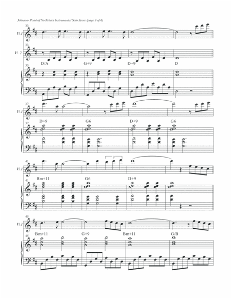 Point of No Return Inst. Solo Score Score scores gallery preview page 5
