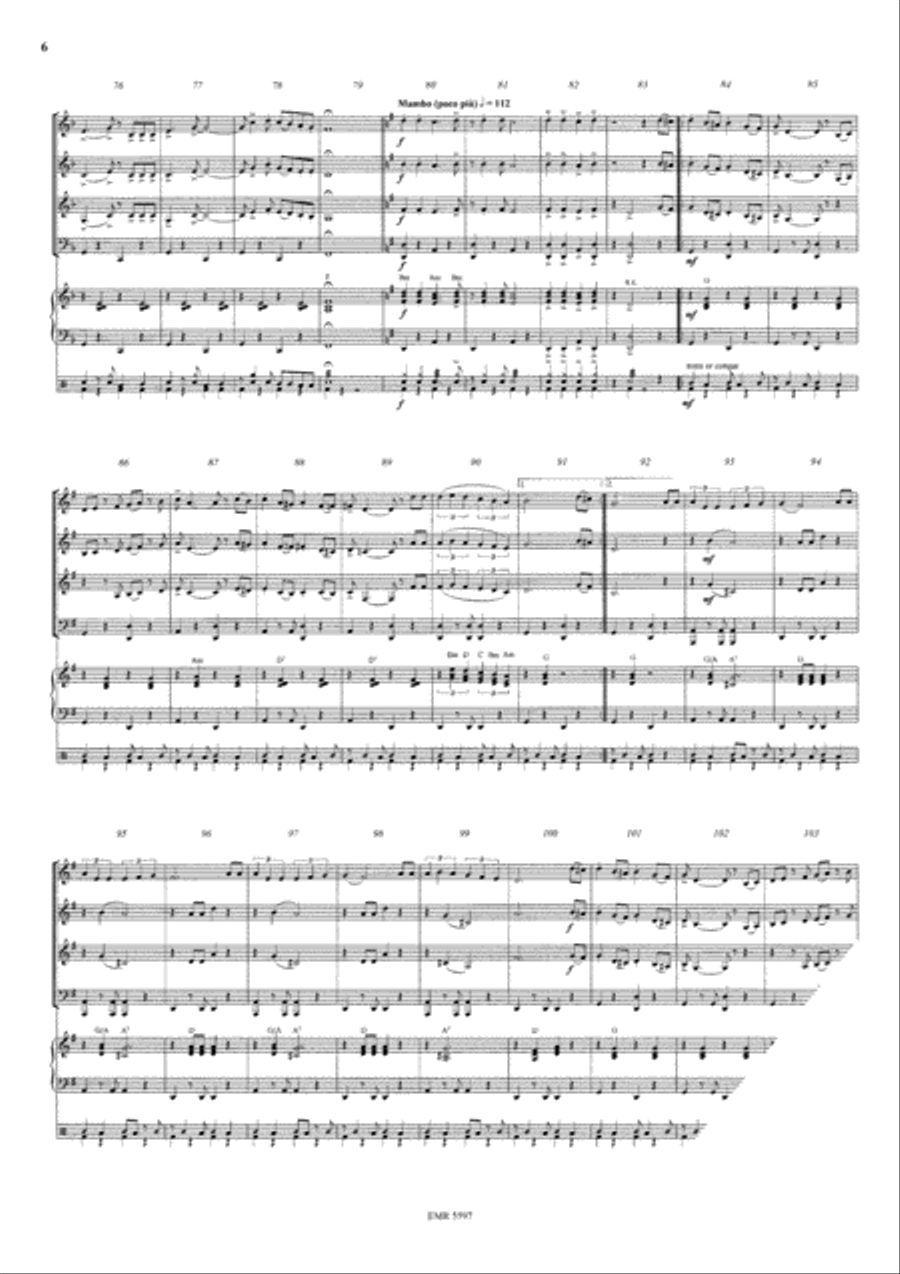 Latin Fever Brass Ensemble scores gallery preview page 6