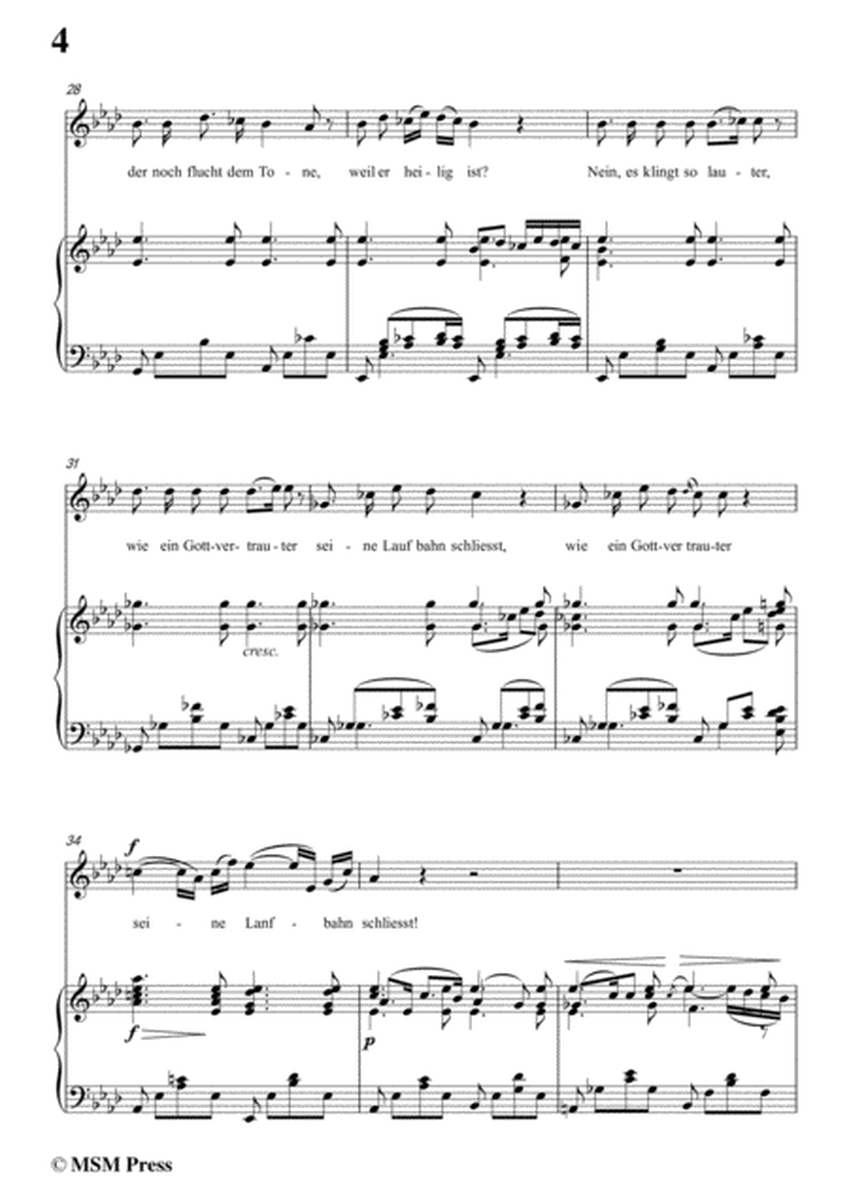 Schubert-Das Zügenglöcklein,Op.80 No.2,in A flat Major,for Voice&Piano image number null