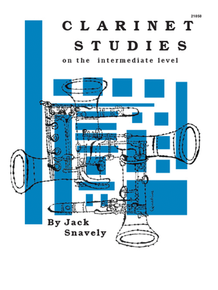 Book cover for Clarinet Studies On The Intermediate Level