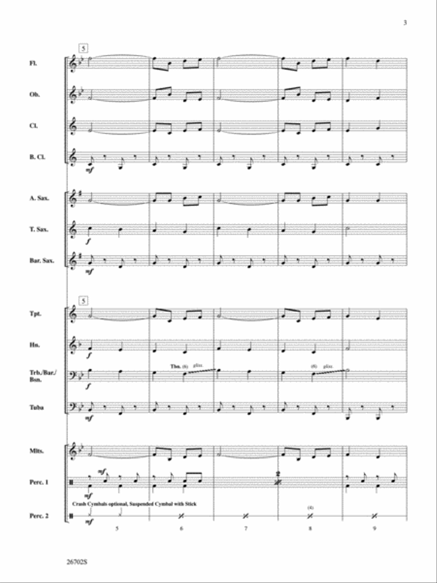 New Orleans Jubilee Concert Band scores gallery preview page 3
