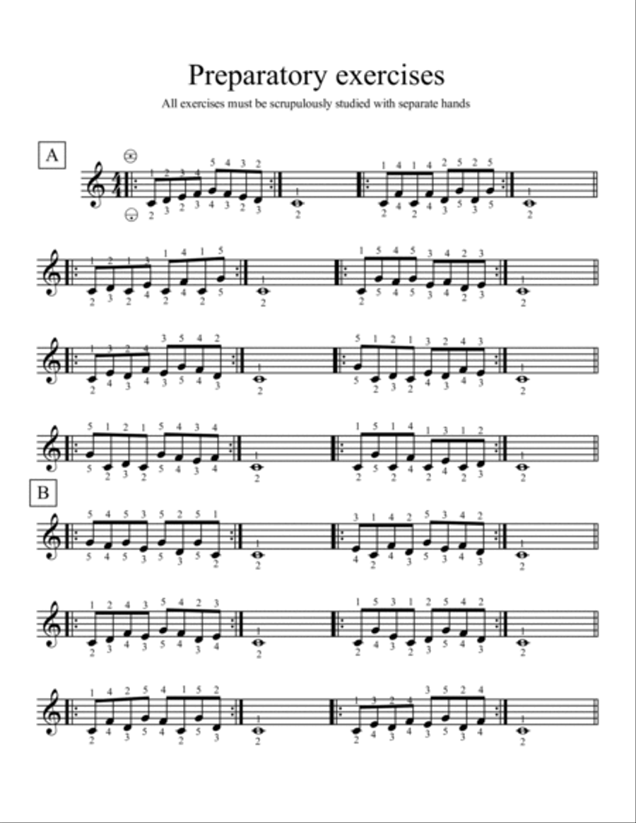 My First Book of Hanon Accordion scores gallery preview page 4