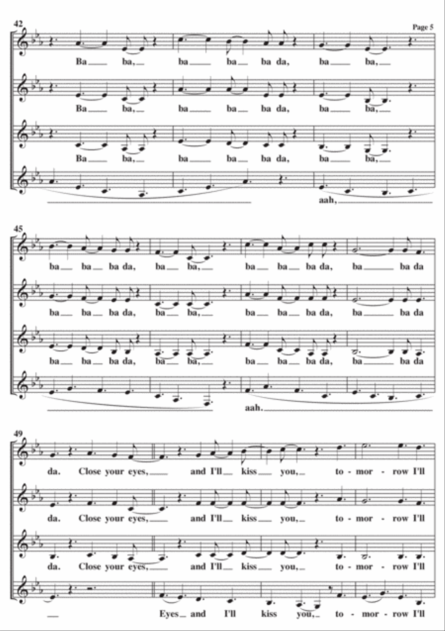 All My Loving SSAA scores gallery preview page 5